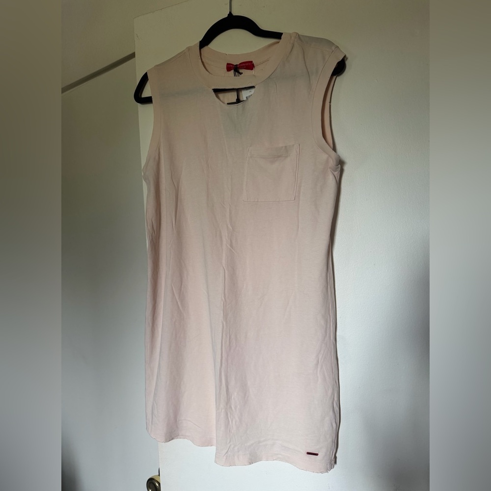 Sleeveless Mini Dress in Light Pink - Unbranded